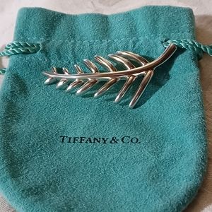 Tiffany & Co. Sterling Silver Palm Leaf Brooch